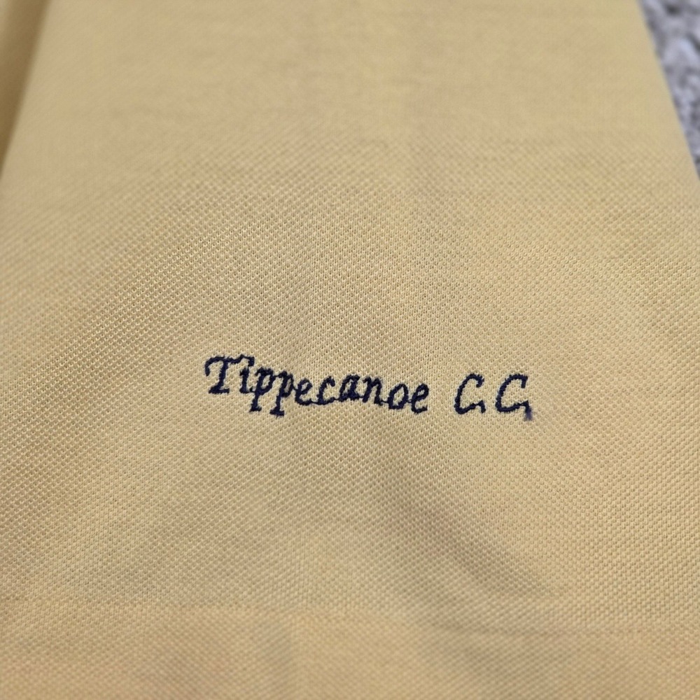 Polo Ralph Lauren Yellow Golf Polo Shirt Mens L - Picture 5 of 7